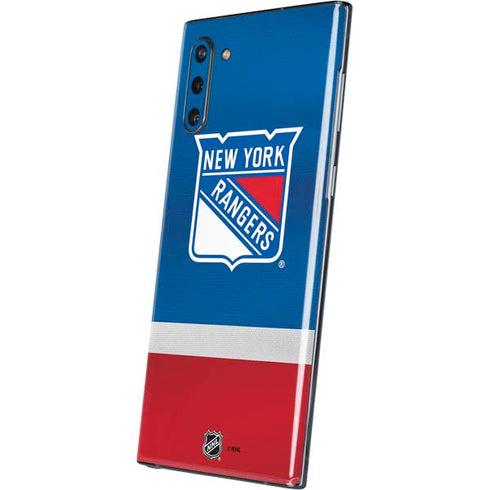 NHL New York Rangers Jersey Galaxy Note 10 Skin